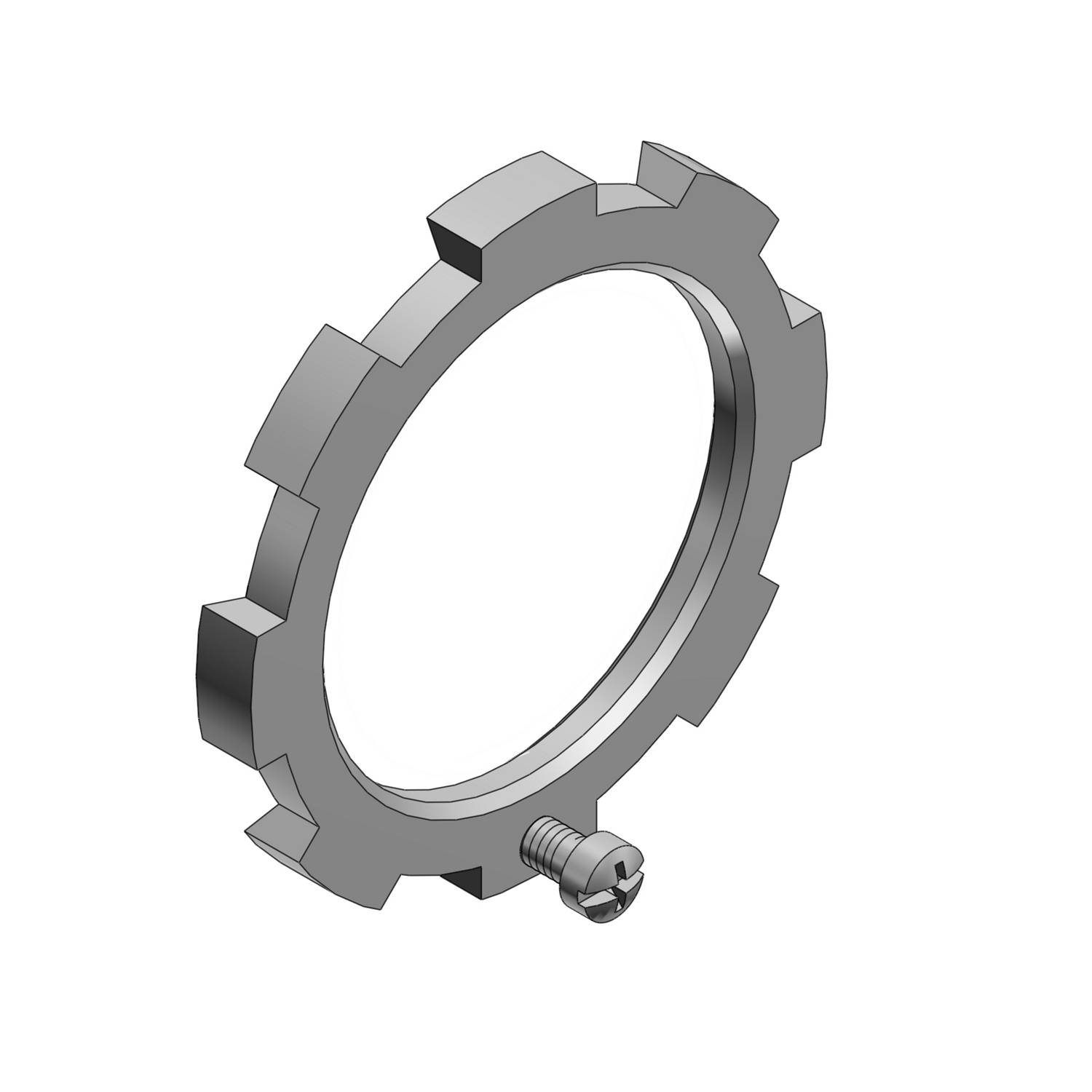 T&B® 106 Bonding Locknut, 1/2 in, For Use With Rigid/IMC Conduits, Steel