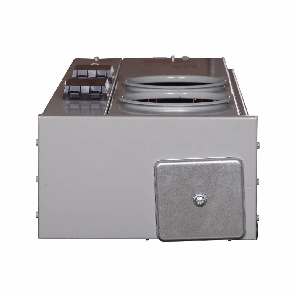 EATON 1MP2122RC 3-Wire Group Metering Meter Pack, 200 A Self-Contained Socket, Underground Feed, 120/240 VAC, 200 A Bus