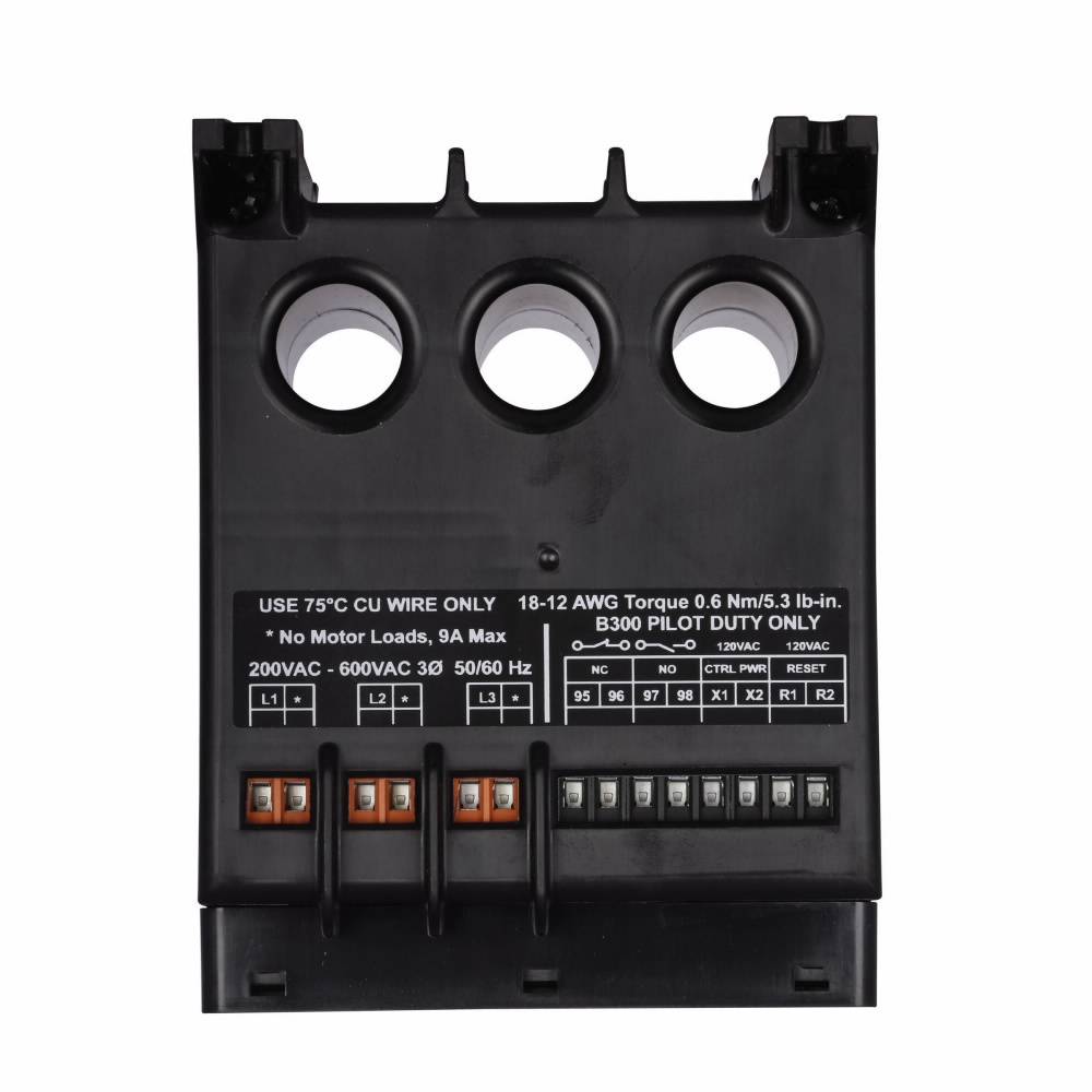 EATON C4410590NOUI Overload Relay With BKC100 Clamp, 5 to 90 A, 120 VAC Coil