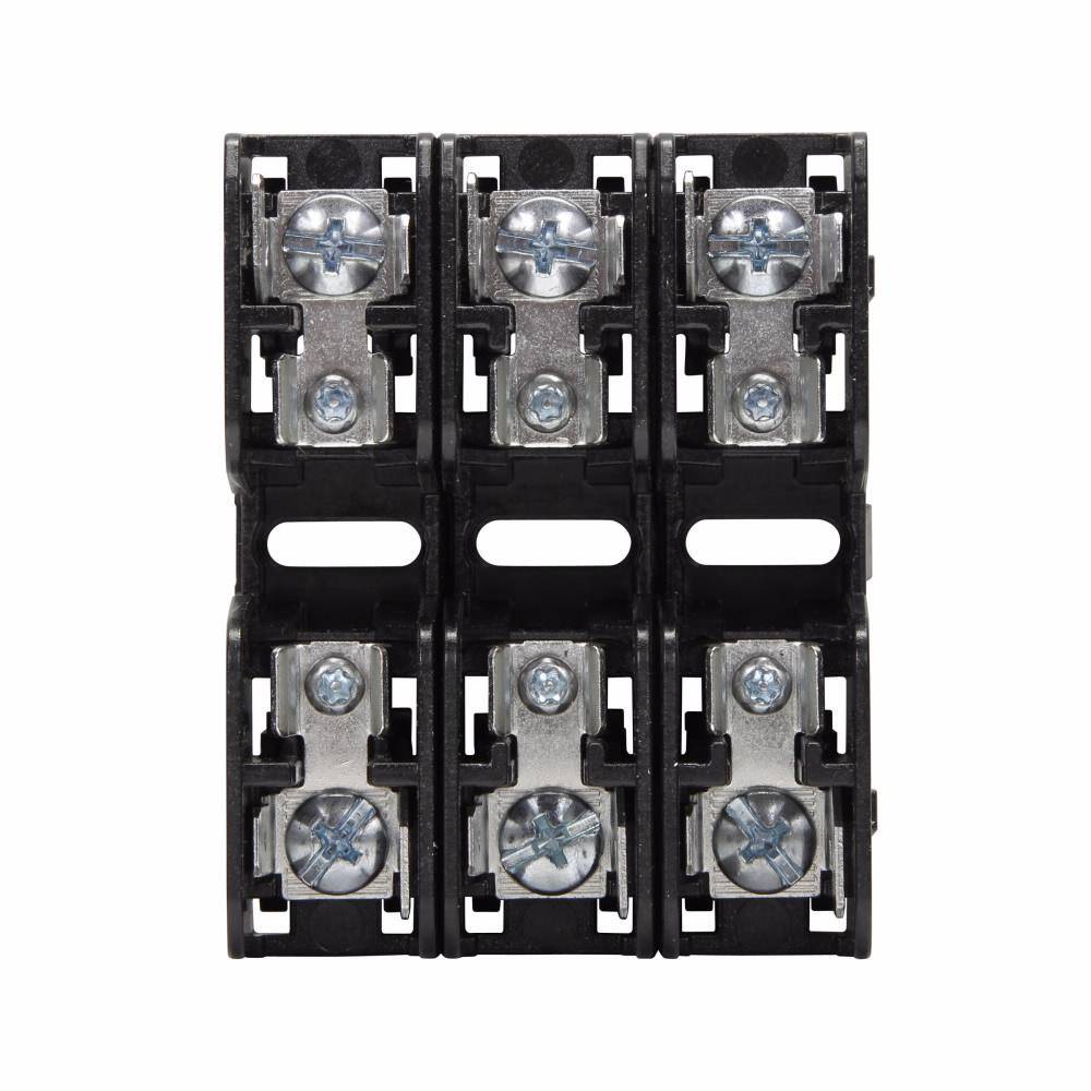 Edison BCCMM603-3SQ BMM Supplemental Modular Ferrule Fuse Block, 600 VAC/VDC, 30 A, 3 Poles