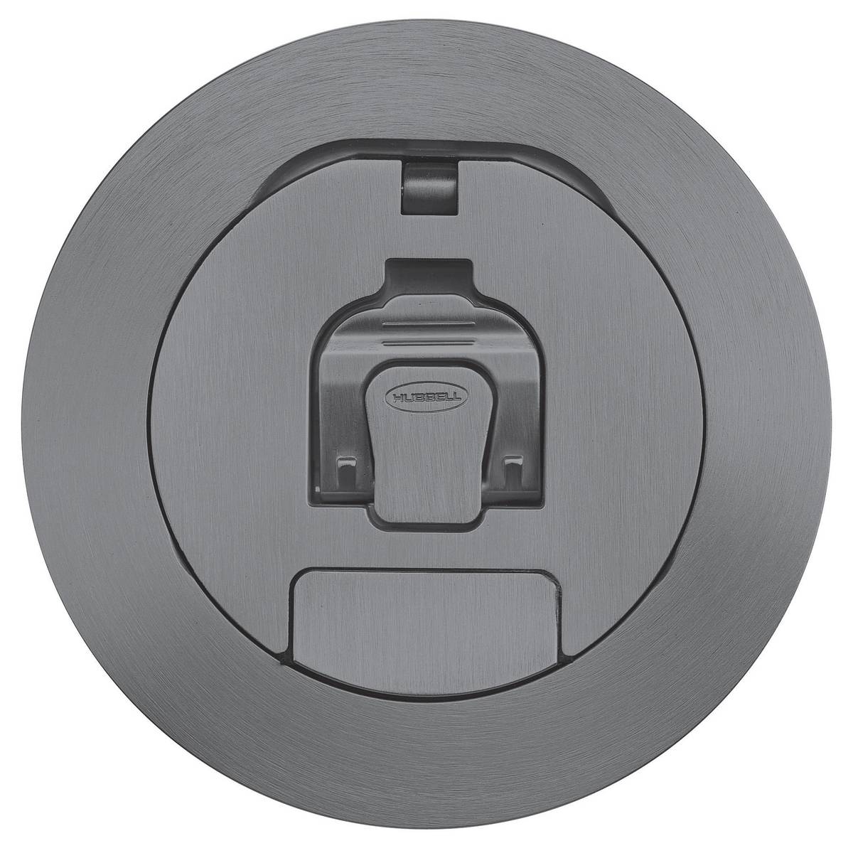 PREMISE WIRING SystemOne® S1R4CVRGRY Fire-Rated Standard Sized Poke-Through Cover, 5-1/2 in Dia, Die-Cast Aluminum