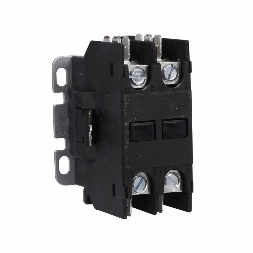 EATON C25BNF220B Non-Reversing Definite Purpose AC Contactor, 220/240 VAC V Coil, 20 A, 2 Poles