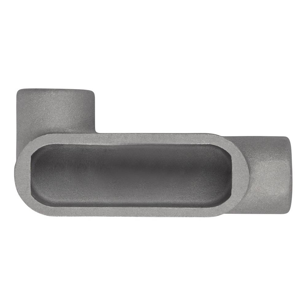 T&B® Industrial Fitting LL17SA Type LL Conduit Body, 1/2 in Hub, 7 Form, 4 cu-in Capacity, Sand Cast Aluminum