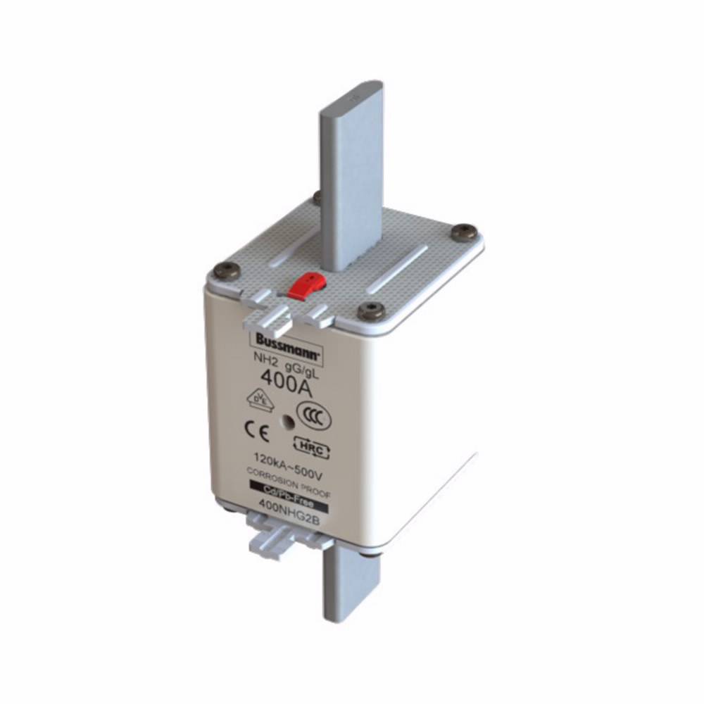 Edison 400NHG2B Fuse Link With Metal Gripping Lug, 500 VAC, 400 A