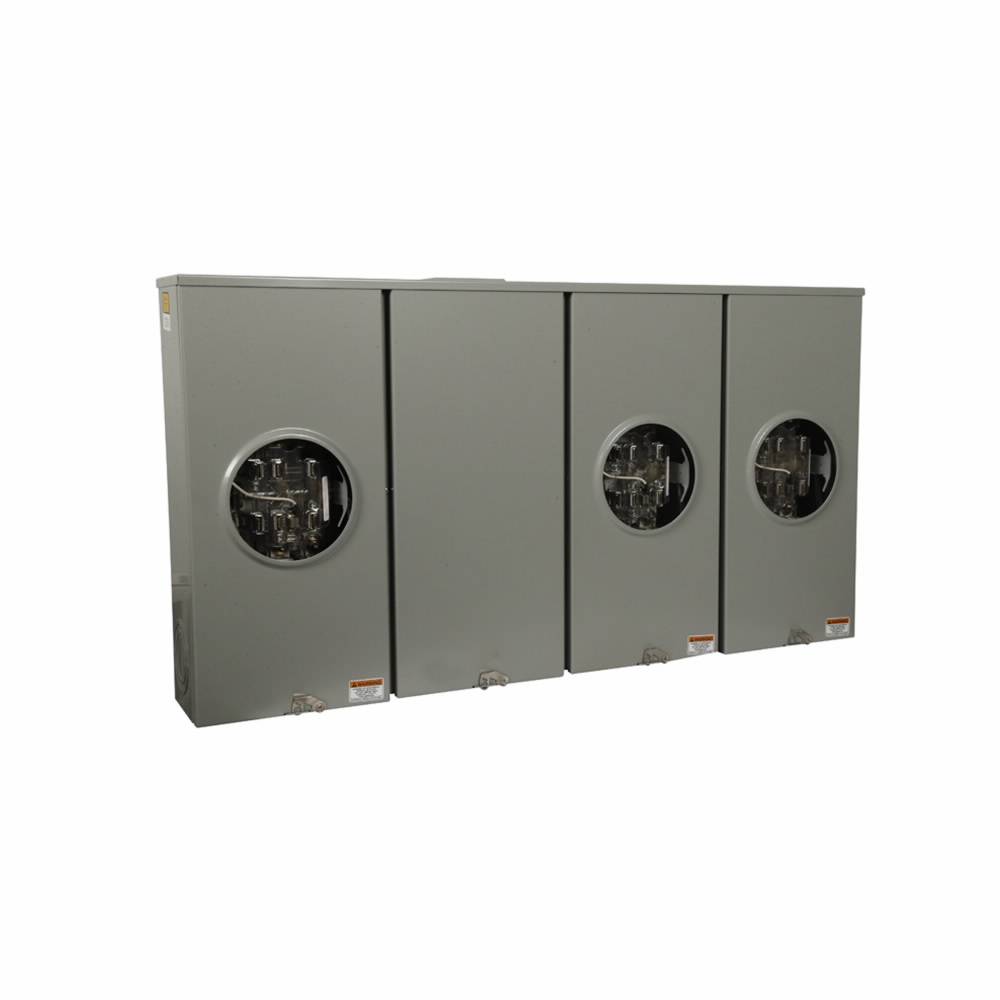 EATON 1009959CH Large Raceway Open Meter Hub Closure Plate, 6 in L x 43.9 in W, For Use With Meter Socket and Hub