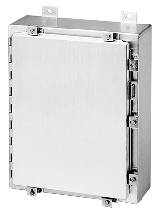 nVent HOFFMAN A36H2408ALLP A4A Enclosure, 36 in L x 24 in W x 8 in D, NEMA 4X/IP66 NEMA Rating, Aluminum