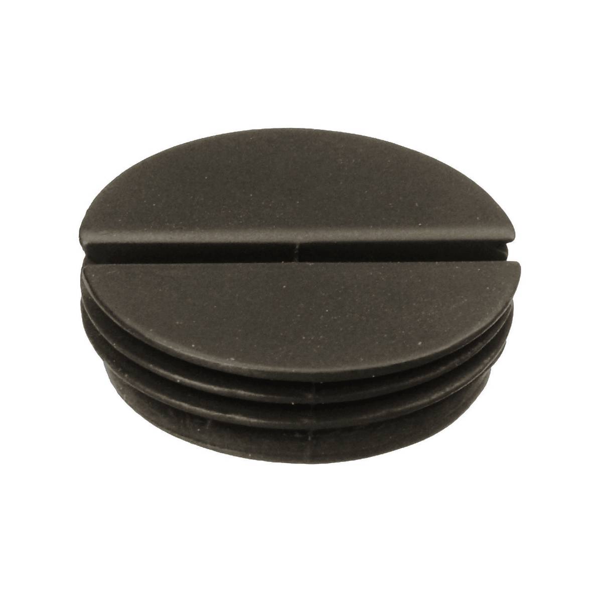 Wiring Device-Kellems S1RPLUG075BRZ SystemOne® Furniture Feed Standard Sized Replacement Plug, For Use With S1R6FFCVRBRZ Fire-Rated Poke Through Cover Assembly, 3/4 in NPT, Poke Through Mount, Through Cover Cable Entry, Composite