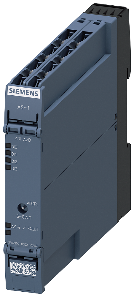 Siemens 3RK22000CE002AA2 SlimLine AS-I SlimLine Compact Digital Input Module, 4 Inputs