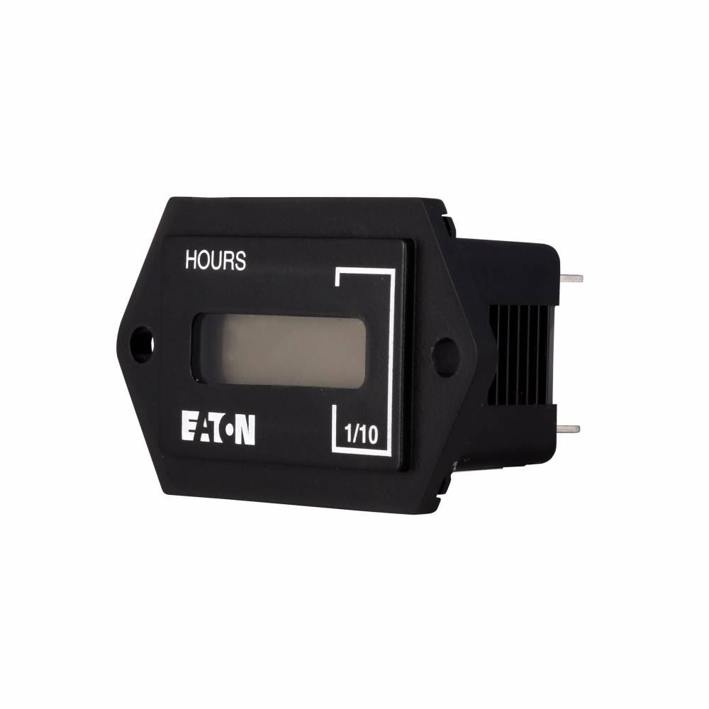 EATON E42DI2448230R Hour Model Rectangular Elapsed Time Meter, 6 Digits, LCD Display