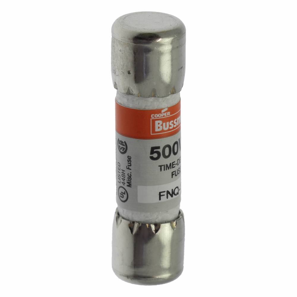 Bussmann Tron® FNQ-10 Time Delay Fuse, 10 A, 500 VAC, 10 kAIC Interrupt, Class: Supplemental, Cartridge Body