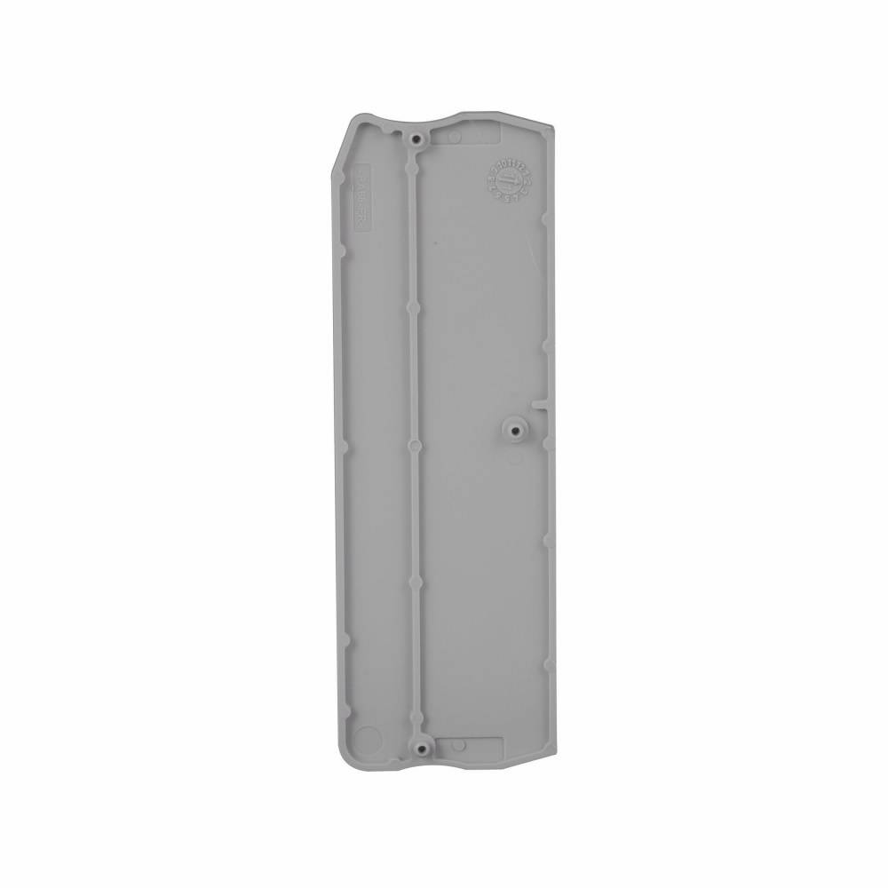 EATON XBACPT4D22 End Cover, For Use With XBPT4D22/XBPT4D22PE Terminal Block, Gray
