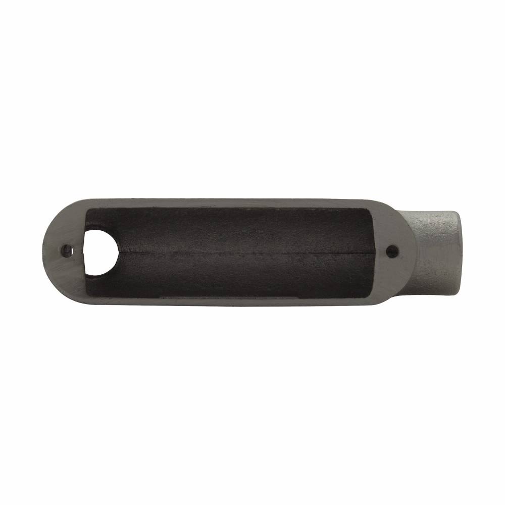 Crouse-Hinds Condulet® BLB7 Type LB Conduit Body, 2-1/2 in Hub, Mogul Form, 162 cu-in Capacity, Feraloy Iron Alloy, Electro-Galvanized/Aluminum Acrylic Painted