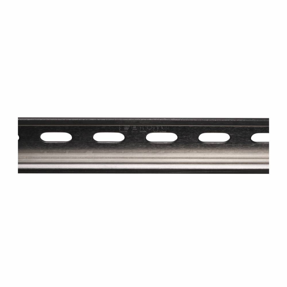 EATON XBANS3575PL Slotted DIN Rail, 2 m L x 35 mm W x 7.5 mm H, Aluminum