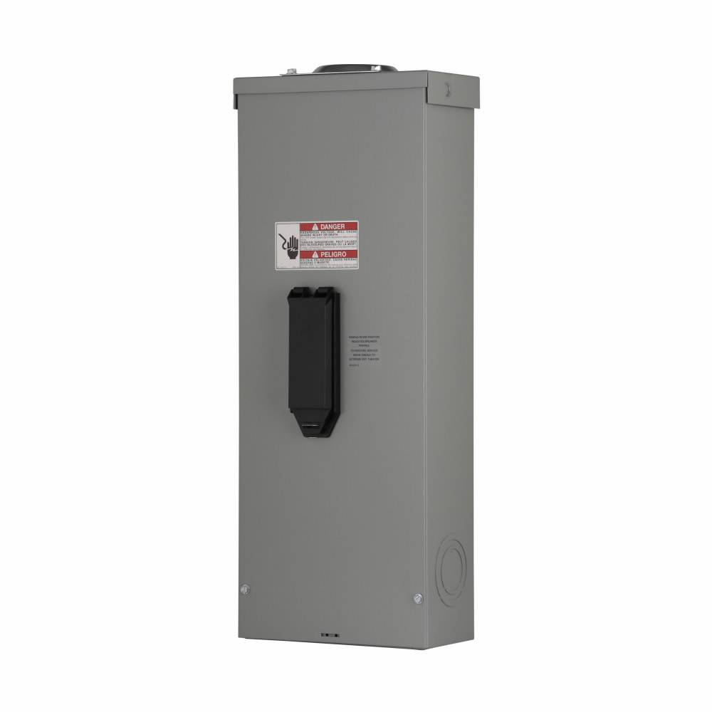 EATON Cutler-Hammer ECCVH200R Type CCVH Enclosed Circuit Breaker Enclosure, 9.3 in W x 5.44 in D x 23.69 in H, NEMA 3R NEMA Rating, Aluminum/Copper