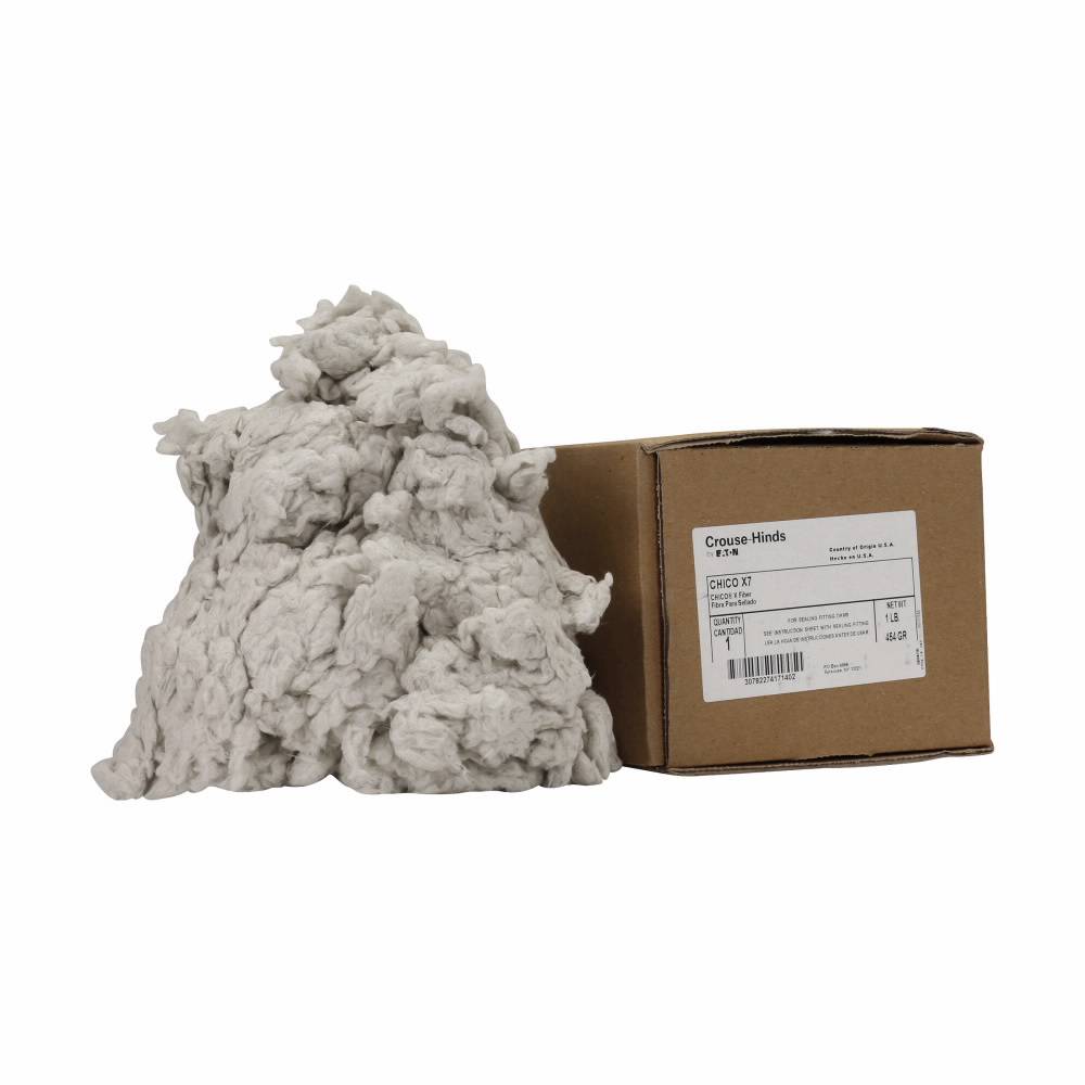 EATON Crouse-Hinds Chico® CHICO X4 Fiber Sealing Compound, 2 oz Box, Gray/Off-White, Mineral Wool