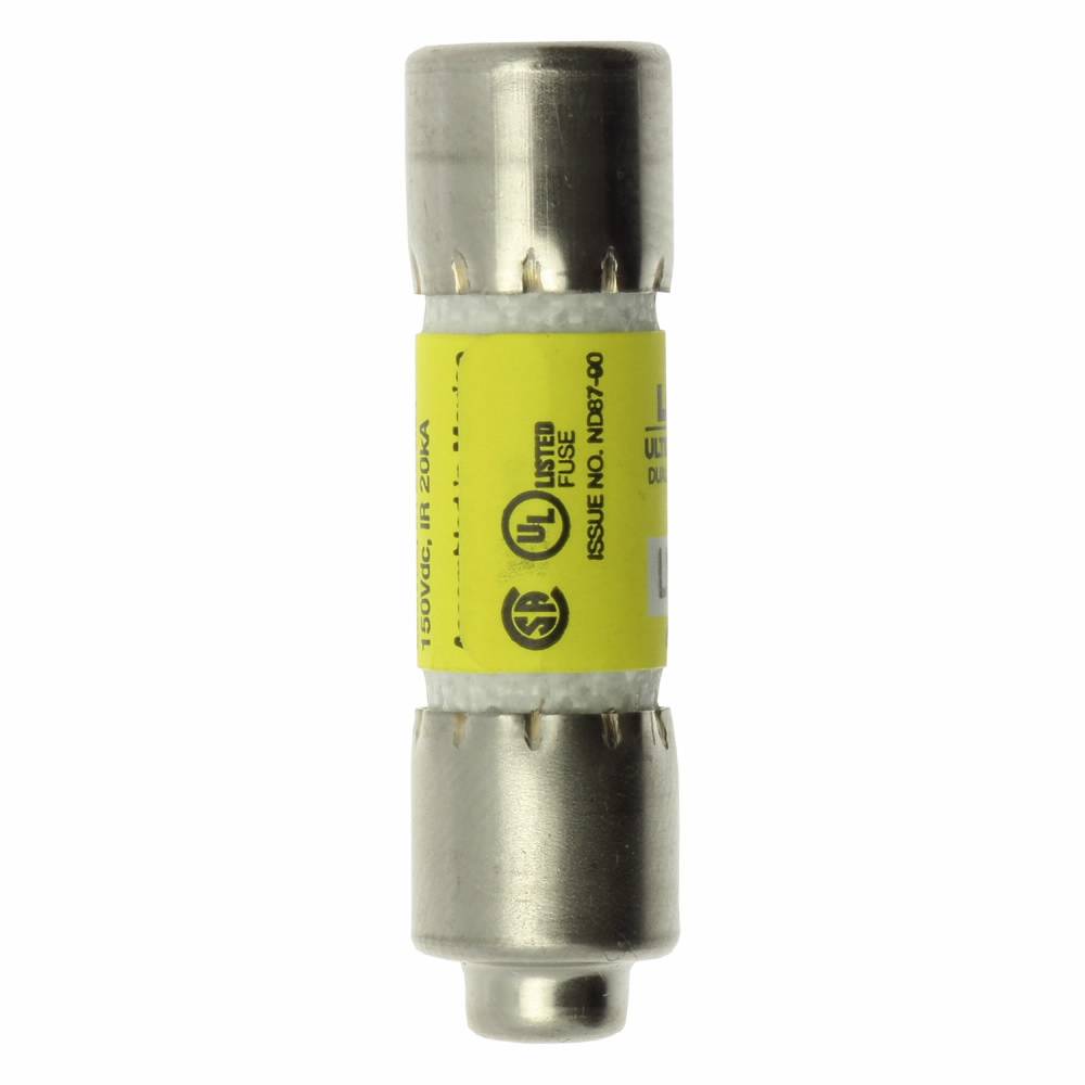 Bussmann Low-Peak™ LP-CC-6 Current Limiting Time Delay Fuse, 6 A, 600 VAC/150 VDC, 20/200 kA Interrupt, CC Class, Cylindrical Body