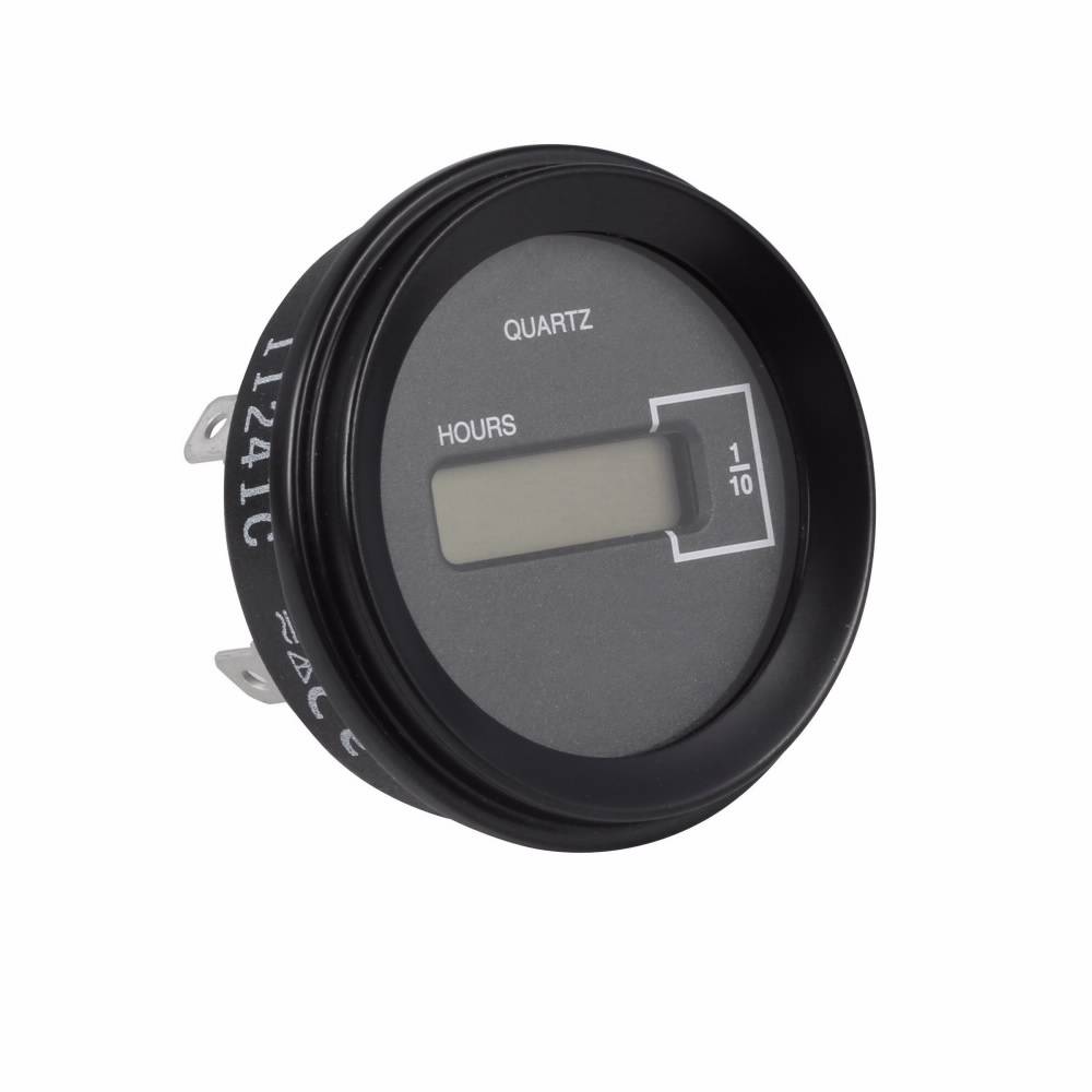 EATON E42DIR48230R E42DI24/E42DIR Hour Model Elapsed Time Meter, 6 Digits, Round LCD Display