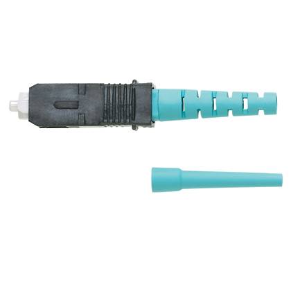 Panduit® OptiCam® FSC2MCXAQ-C Fiber Optic Connector, SC2 Simplex Connector, 50/125 um OM3/OM4 Multi-Mode Fiber, 900 um Buffered, Zirconia Ceramic Ferrule