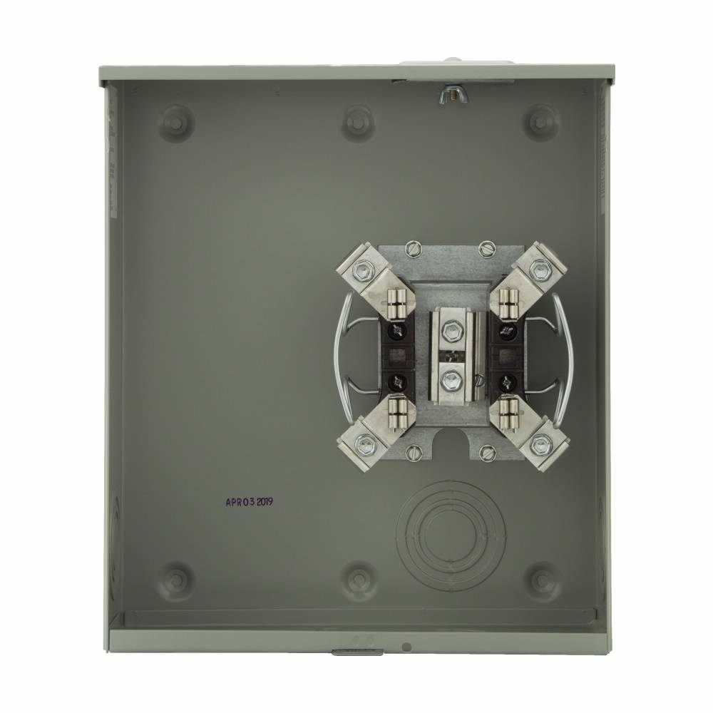EATON 1012135CH 3-Wire Offset Style Meter Socket, 600 VAC, 200 A, 1 Phase