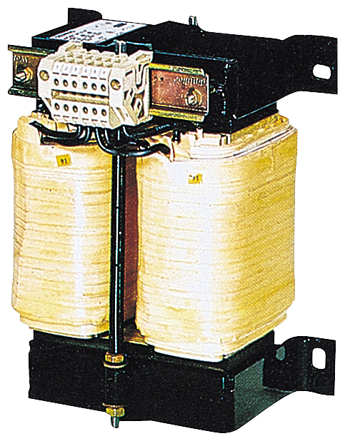 Siemens 4AT3032-8DD40-0FA0 Isolation Transformer, 208/550 VAC Primary, 115 VAC Secondary, 4000 VA Power Rating, 50/60 Hz, 1 Phase