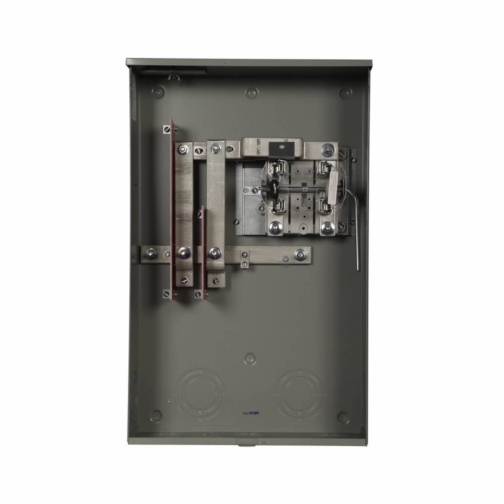 EATON 1006344ACH 1-Position 3-Wire Lever Bypass Triplex Meter Socket, 600 VAC, 320 A, 1 ph Phase