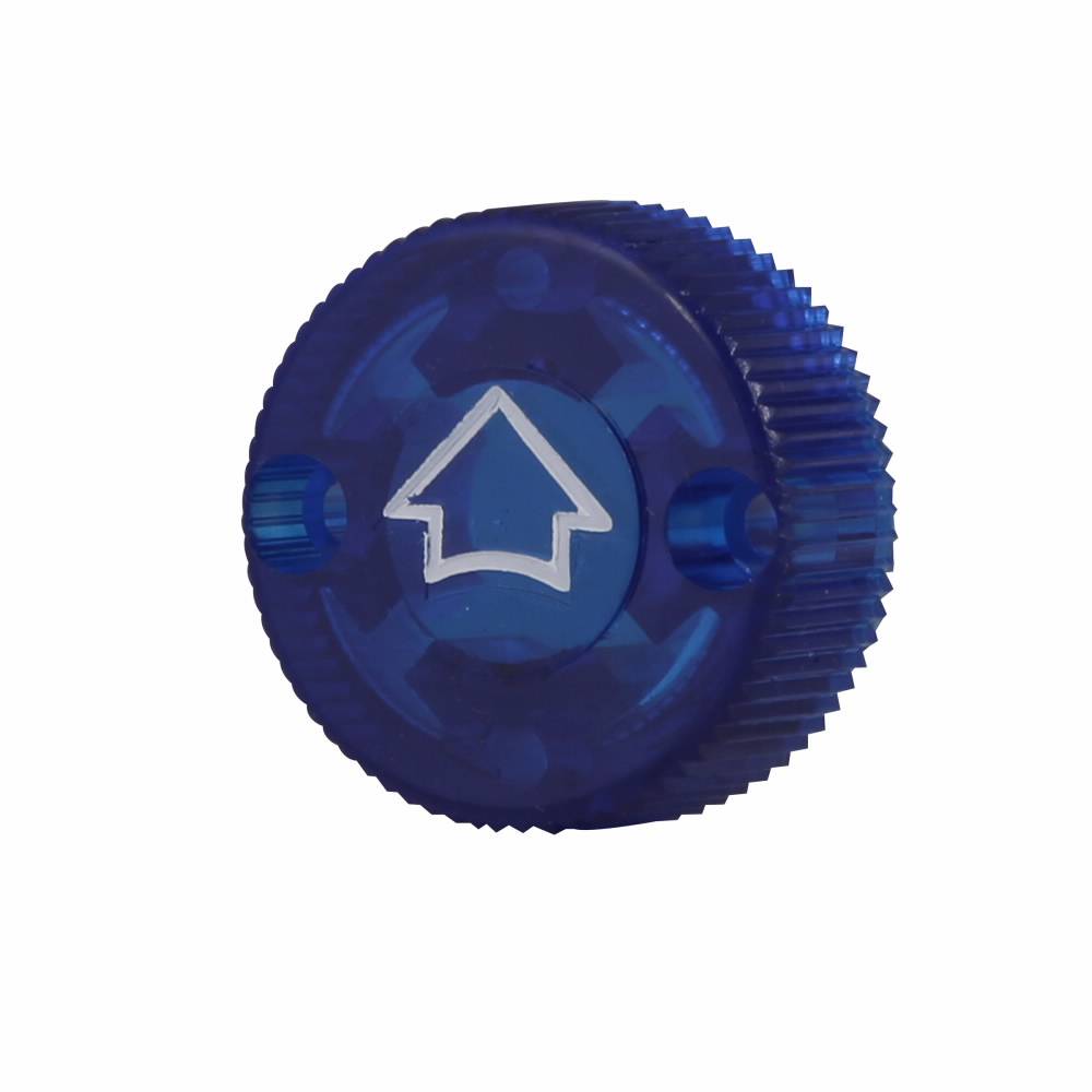 EATON 10250TEL Blank Heavy Duty Oiltight/Watertight Operator Knob, 30.5 mm, NEMA 1/2/3/3R/4/4X/12/13/IP65 NEMA Rating, Round Shape, Plastic