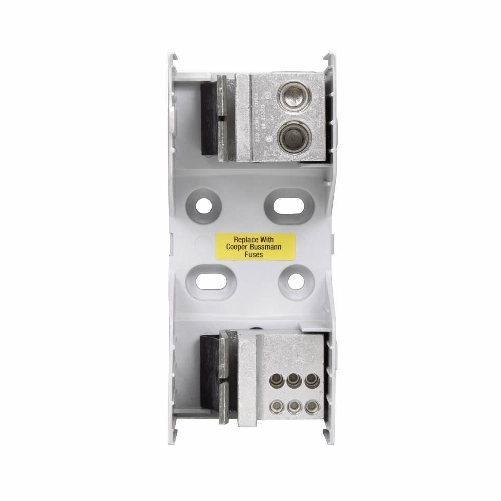 Bussmann JM60400-1MW26 JM600 Modular Fuse Block, 600 VAC, 225 to 400 A, Class: J, 6 AWG to 350 kcmil Wire, 1 Pole