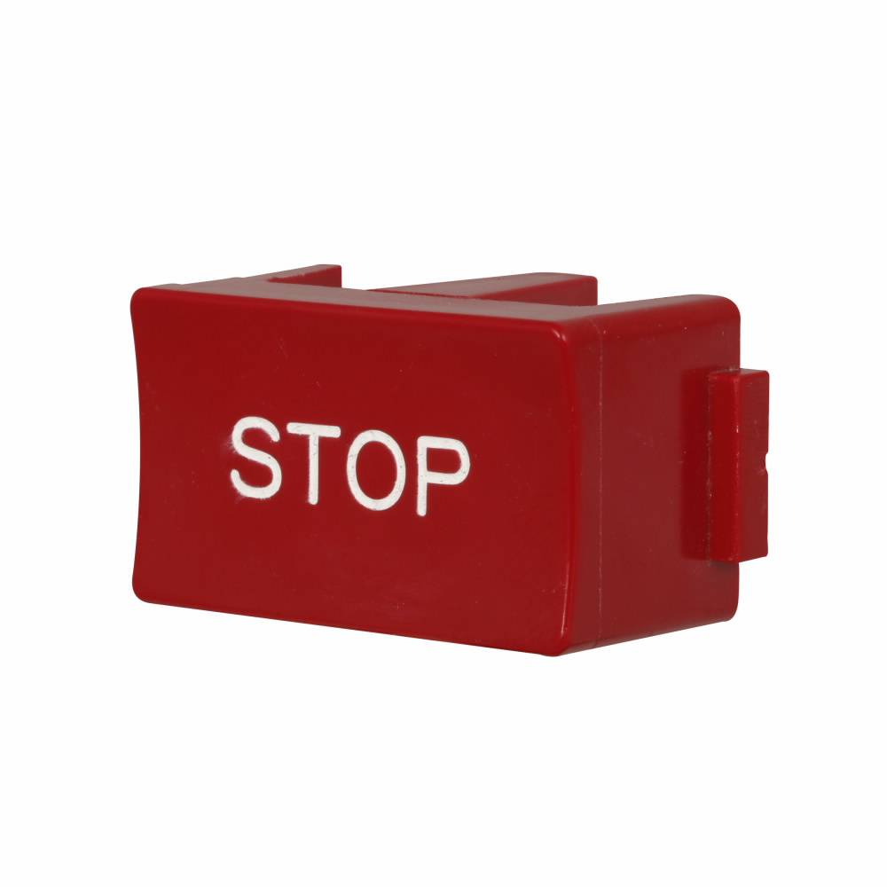 EATON 53-1317-11 Pushbutton Cap, 30 mm, NEMA 4/4X/13 NEMA Rating, STOP Legend