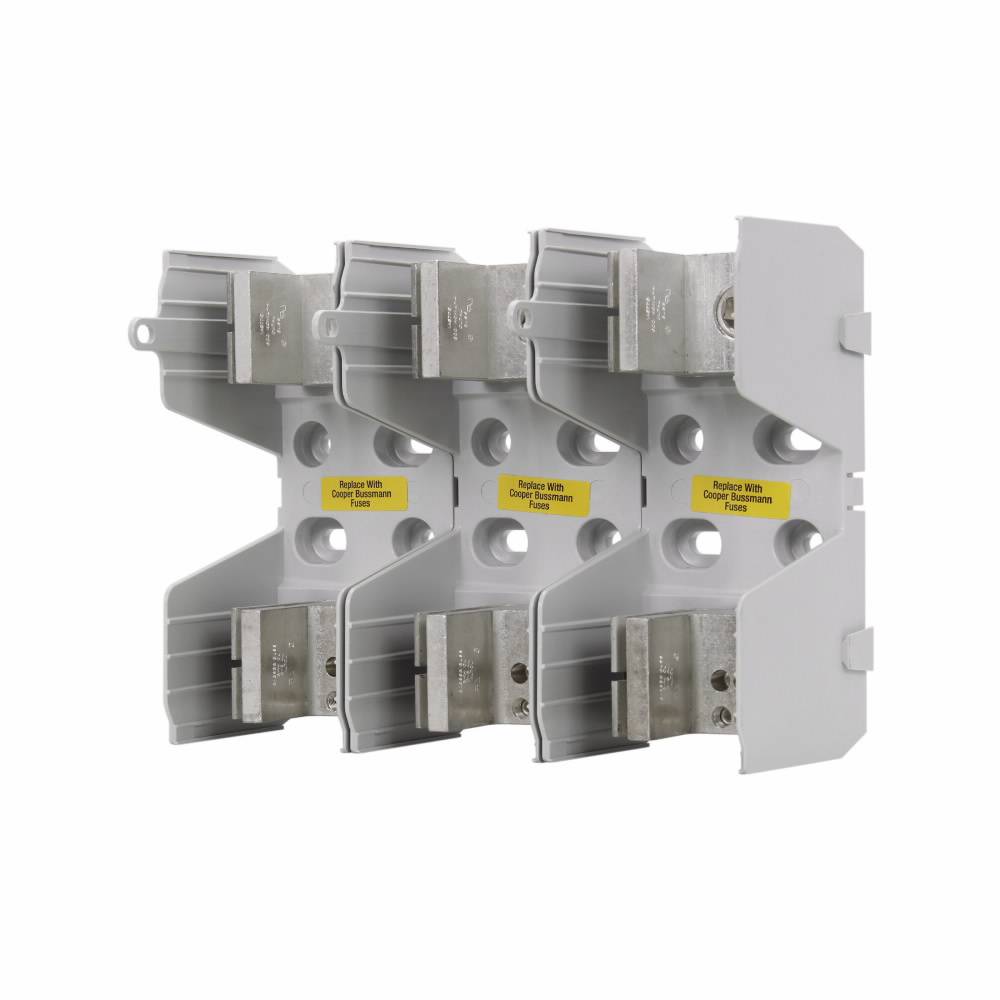Edison JM60400-3MW16 JM600 Fuse Block, 600 VAC, 225 to 400 A, J Class, 4 AWG to 600 kcmil Wire, 3 Poles