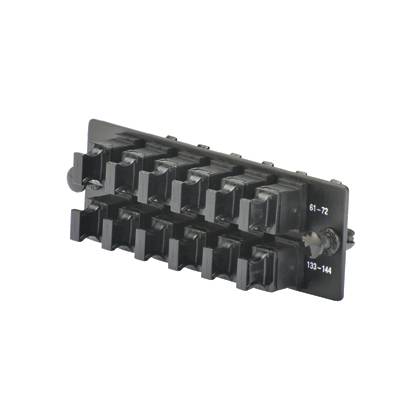 Panduit® Opticom® FAPH1212CGMPO Loaded Fiber Optic Adapter Panel, MPO™ End A,) OM1/OM2/OM3/OM4/OS1/OS2 Fiber