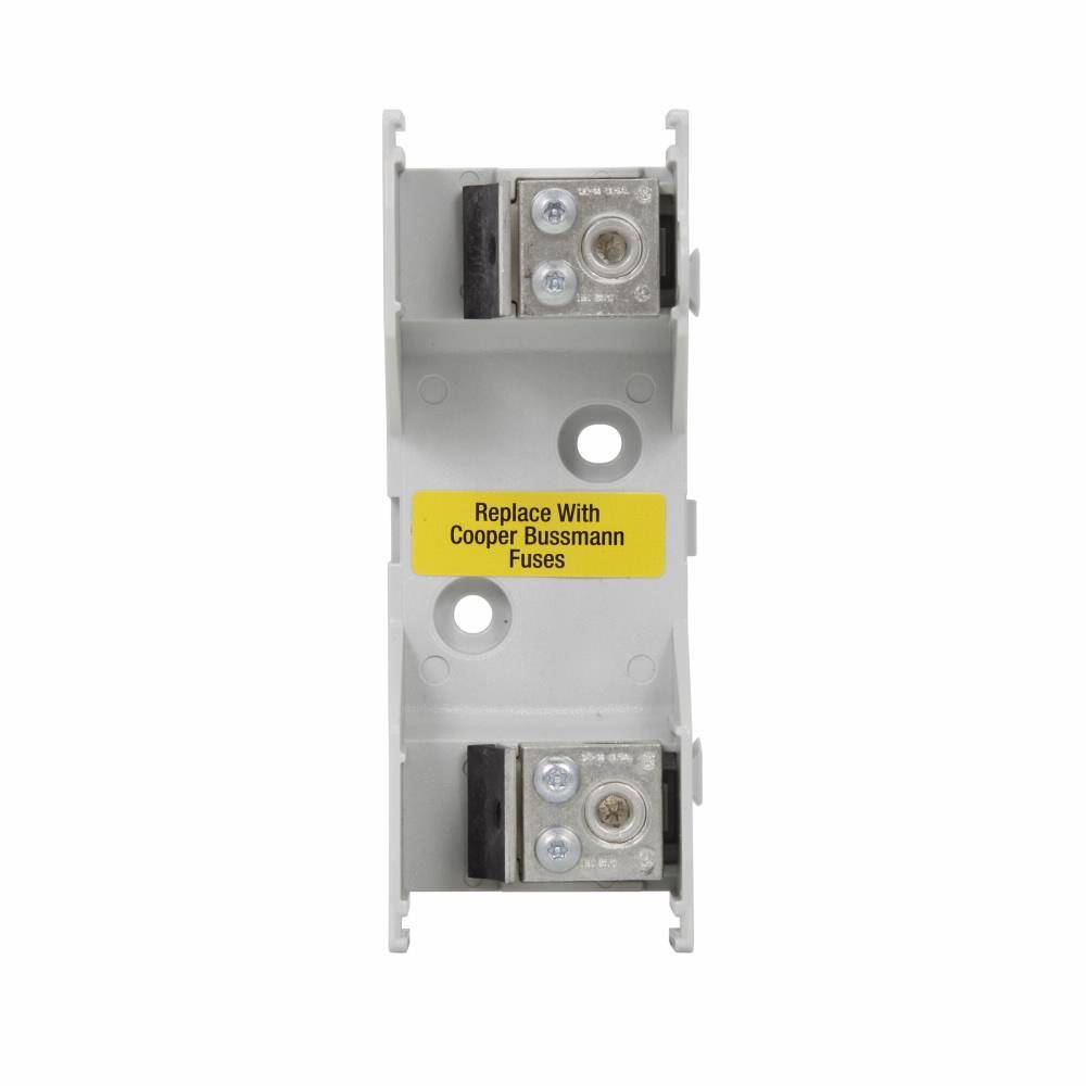 Edison BK/JM60100-1CR Knife-Blade Modular Fuse Block, 600 V, 100 A, 3 to 1/0 AWG Solid, (2) 6 to 4 AWG Cu Stranded Wire, 1 Pole