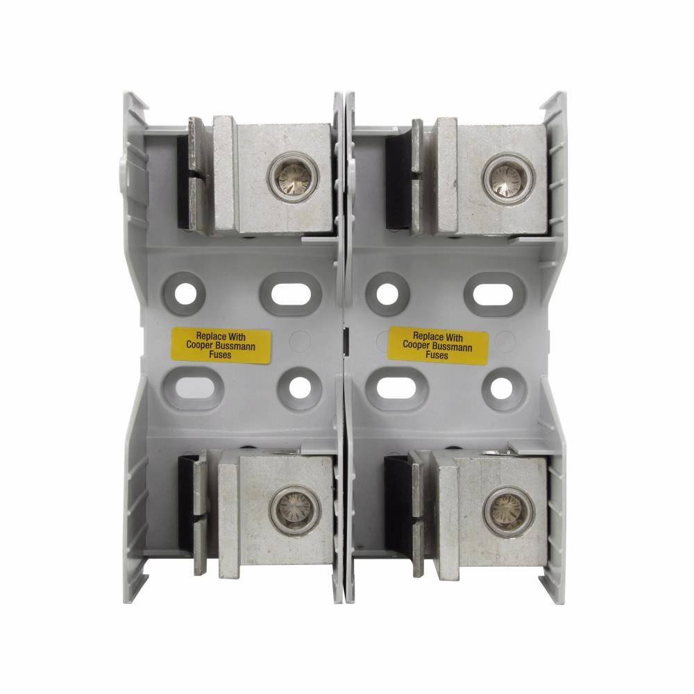 Edison JM60400-2CR Knife Blade Fuse Block, 600 VAC, 400 A, Class: J, 4 AWG to 500 kcmil Wire, 2 Poles