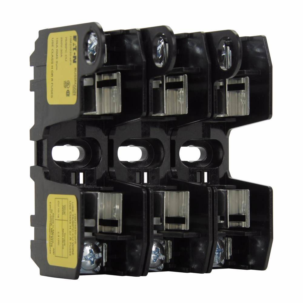 EATON Edison HM25030-3PR Fuse Block, 250 V, 30 A