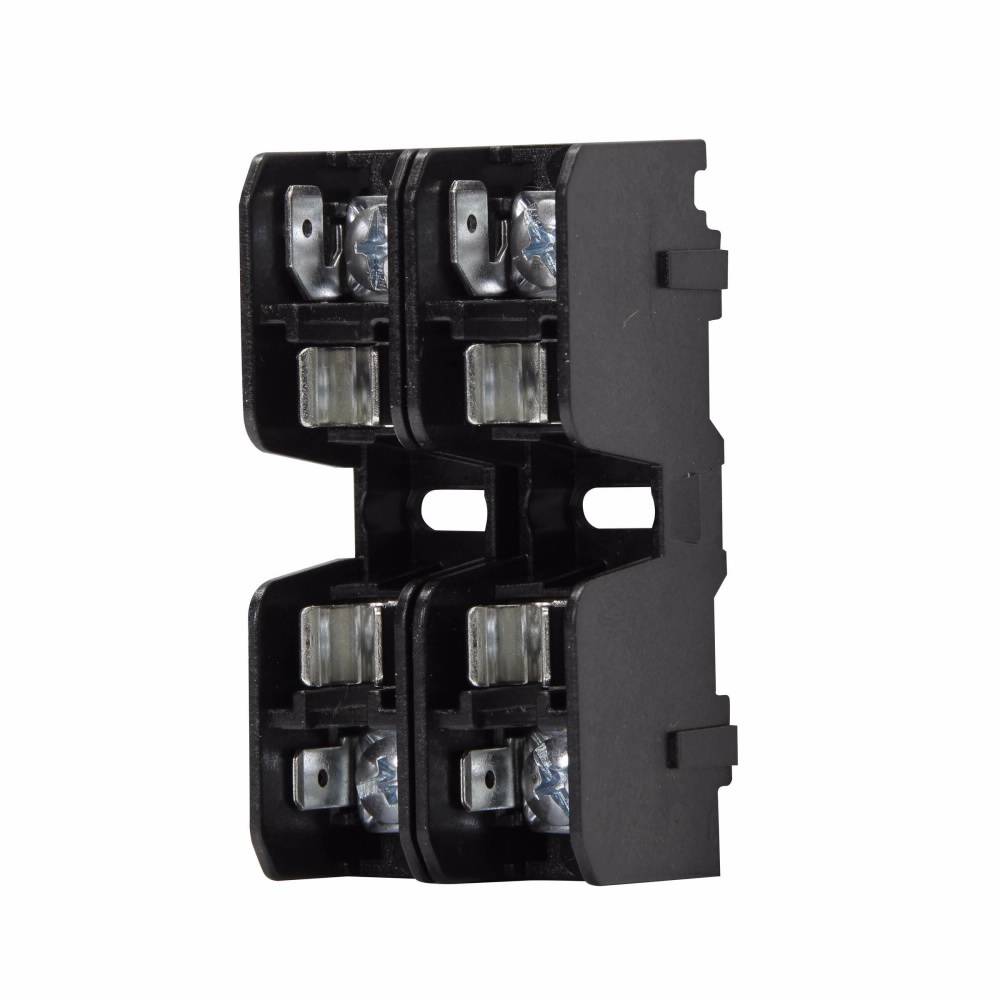 Bussmann BCM603-2PQ Modular Fuse Block With Pressure Plate, 600 VAC, 30 A, 18 to 10 AWG Wire, 2 Poles