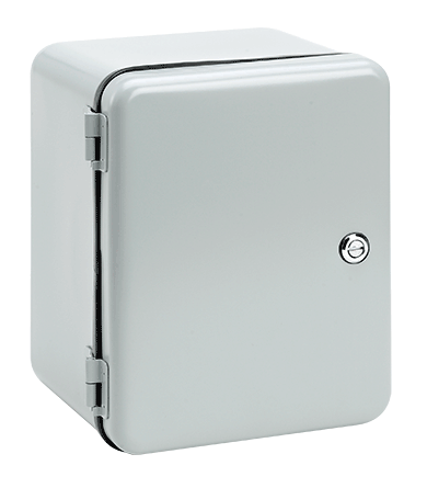 nVent HOFFMAN D866IS A51 Contoured DesignLine Drawn Enclosure, 8 in L x 6 in W x 6 in D, NEMA 12/IP55 NEMA Rating, Steel