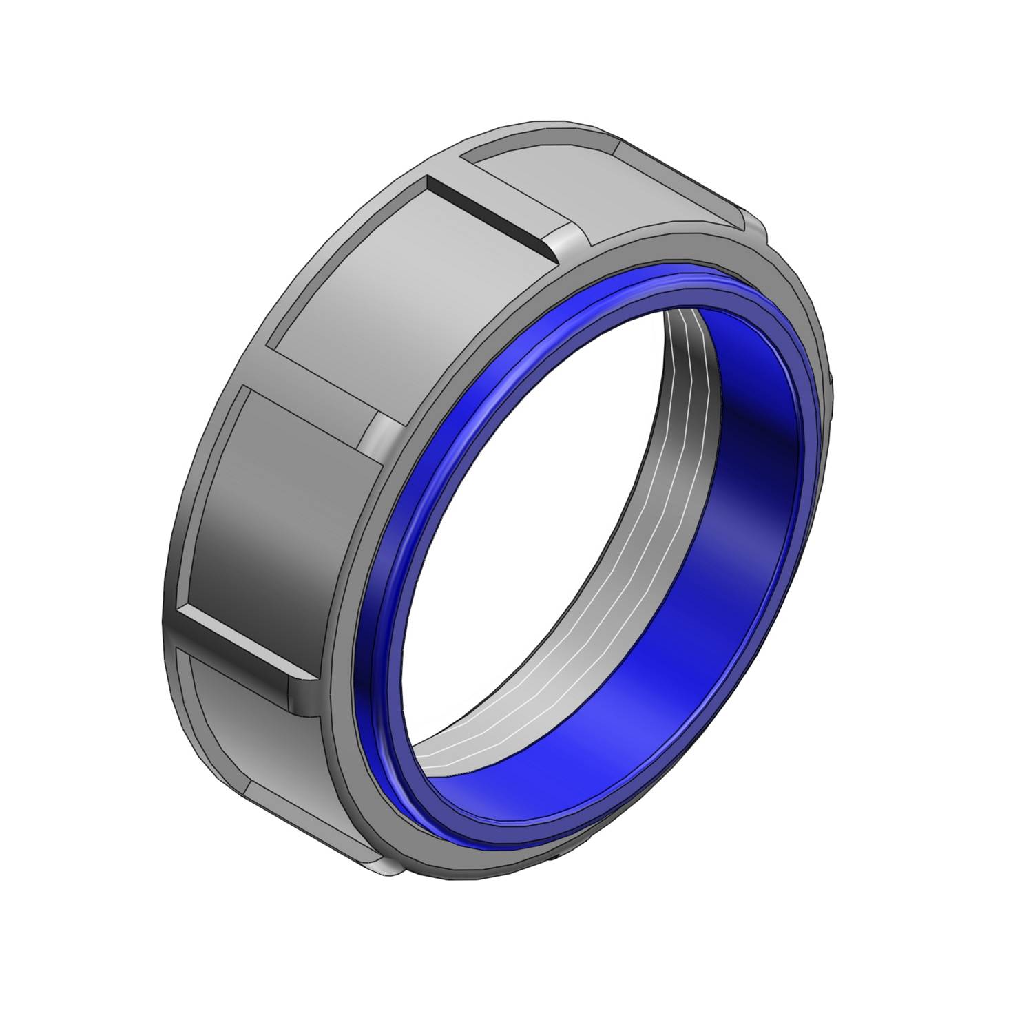 T&B® 1223AL Rounded Conduit Bushing, 3/4 in Trade, Aluminum