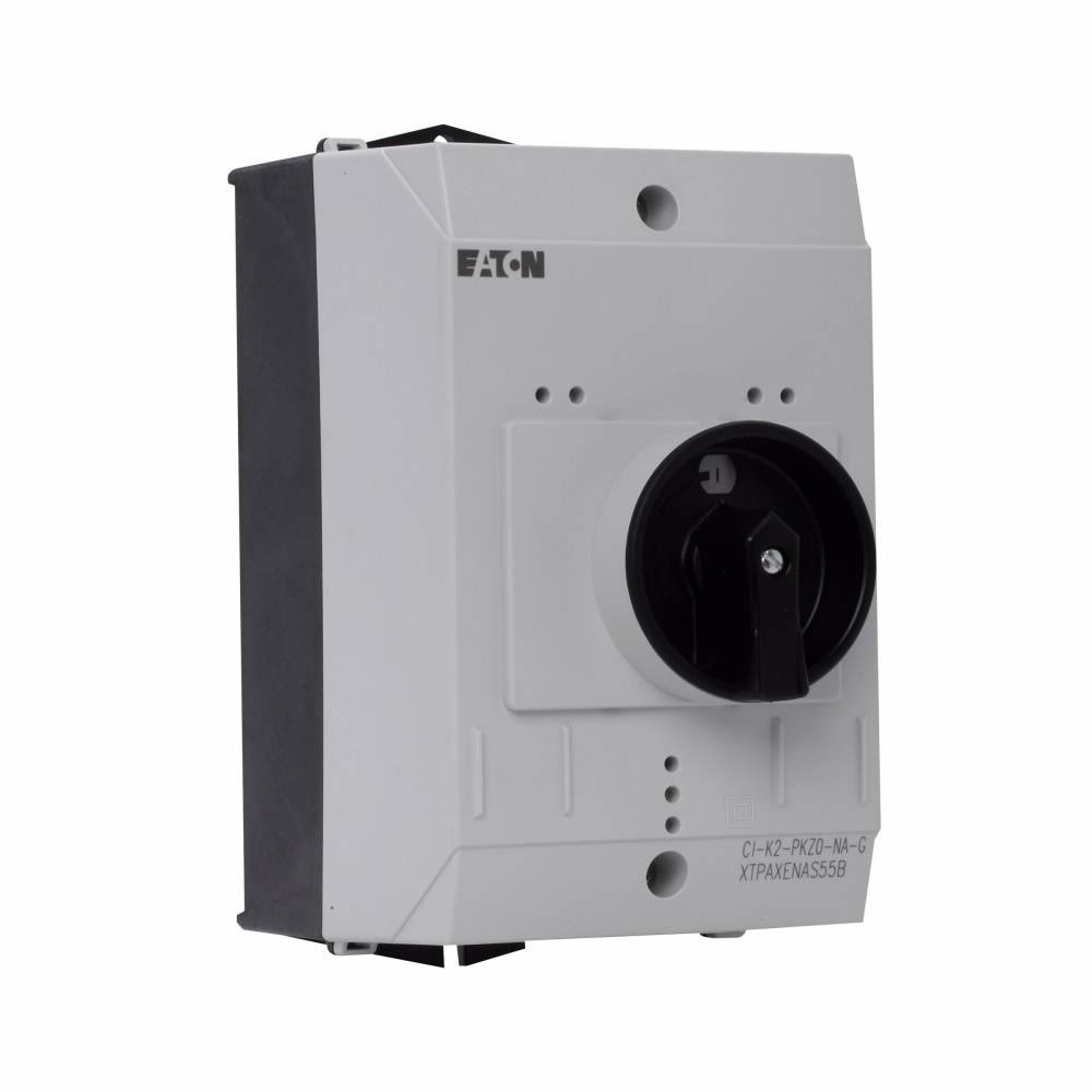 EATON XTPAXENAS55B Insulated Enclosure With Black/Gray Rotary Handle, NEMA 1/12/3R/IP65 NEMA Rating, 6.3 in H x 3.94 in W x 5.12 in D