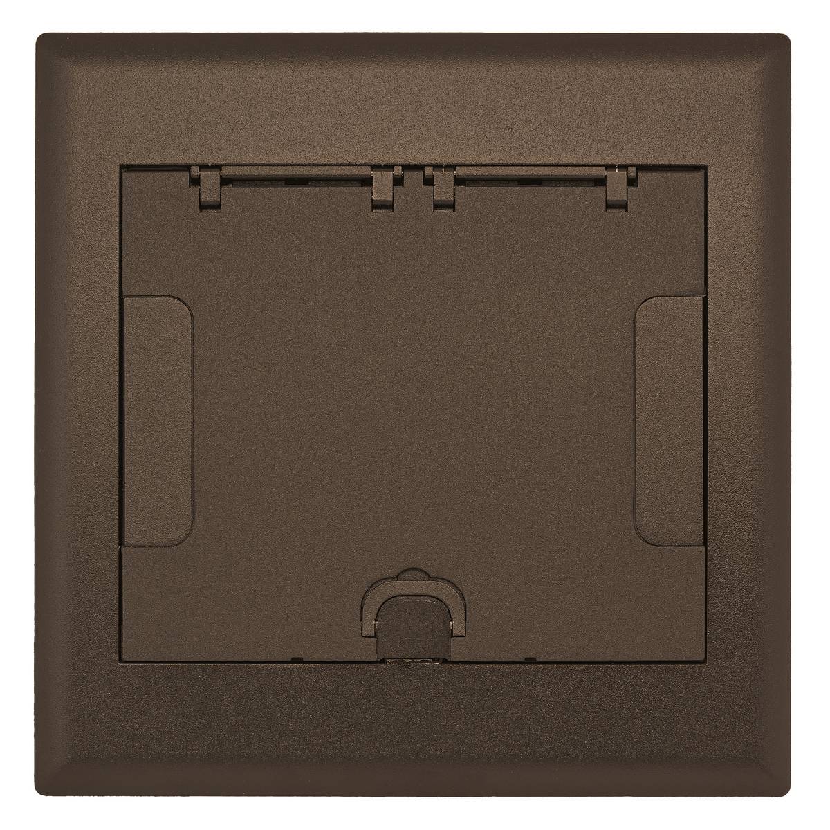 PREMISE WIRING SystemOne™ 10GAFBCVRBRZ AFB Standard Floor Box Cover, 13.21 in L x 13.08 in W, Aluminum