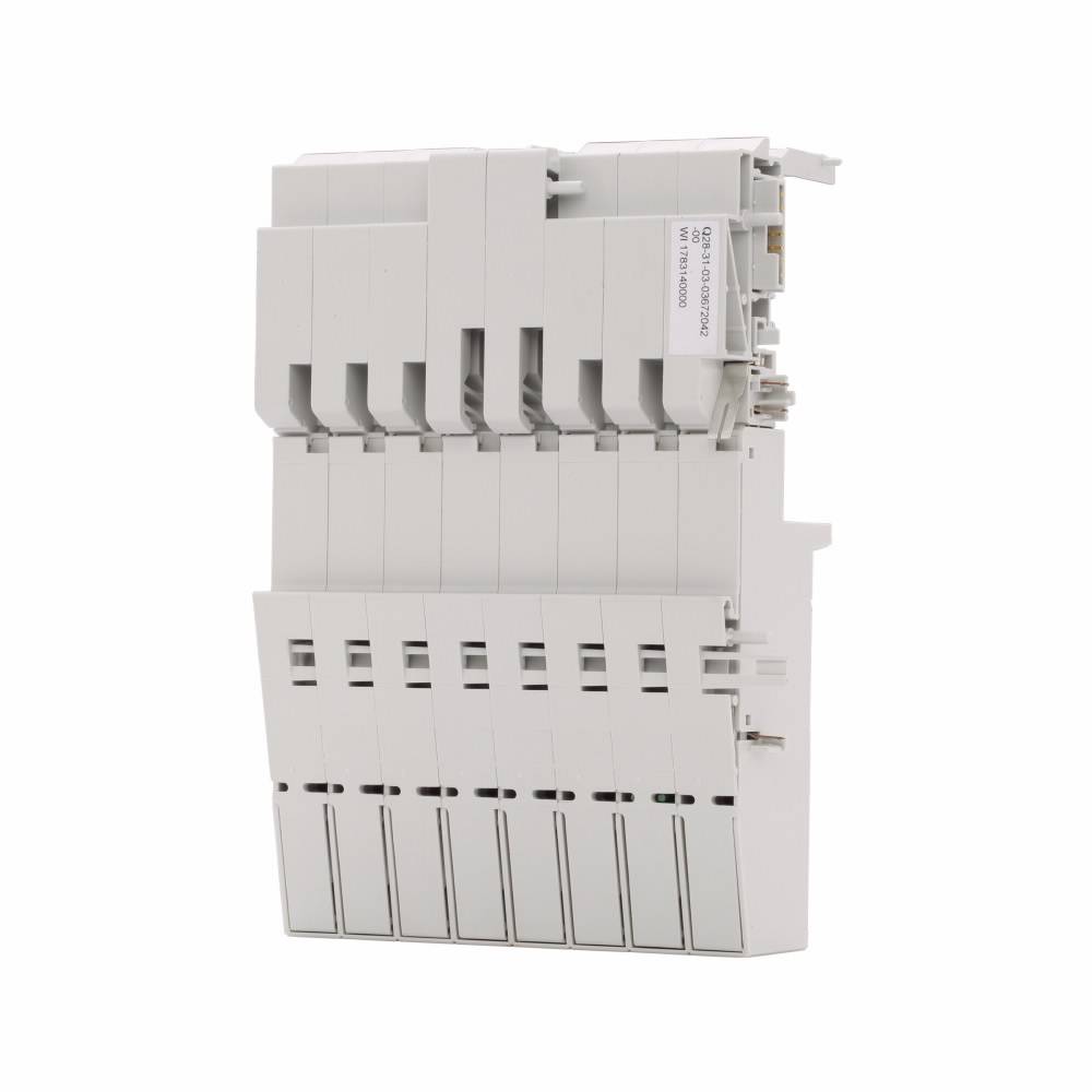EATON XN-B6T-SBBSBB 6-Level Connection Block Plug-In I/O Base Module, Spring Cage Wire Clamp, For Use With XN-32DI-24VDC-P Digital Input Module