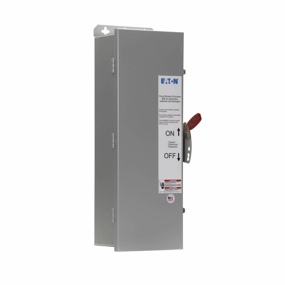 EATON JFDN225 C Series Dustproof Circuit Breaker Enclosure, 9.16 in W x 9.31 in D x 10 in H, NEMA 3R/4/4X/5/12, Stainless Steel