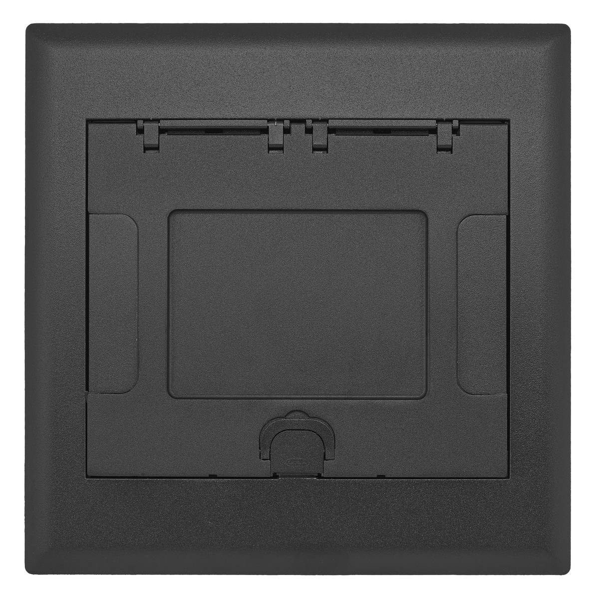 Wiring Device-Kellems 10GAFBCVRBKC AFB Standard Floor Box Cover, 13.08 in L x 13.21 in W x 13.21 in D, Cast Aluminum