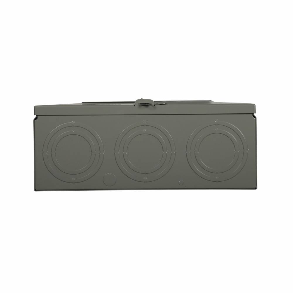 EATON Cutler-Hammer 1009444CH 3-Wire 1-Position Single Meter Socket With 14 to 2 AWG Copper Grounding Connector and Lever Bypass, 600 VAC, 320 A, 1 Phase