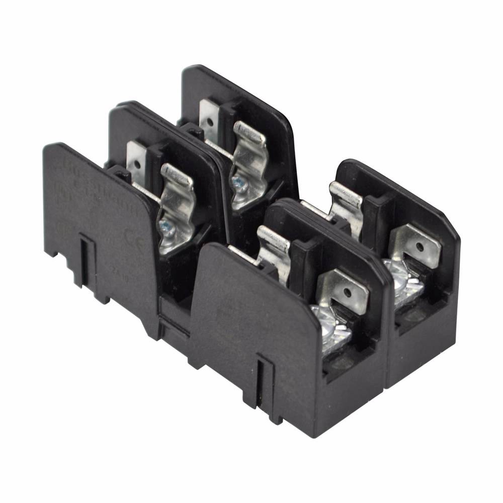 EATON Edison Bussmann BMM603-2SQ Modular Non-Indicating Fuse Block, 600 VAC, 30 A, 2 Poles