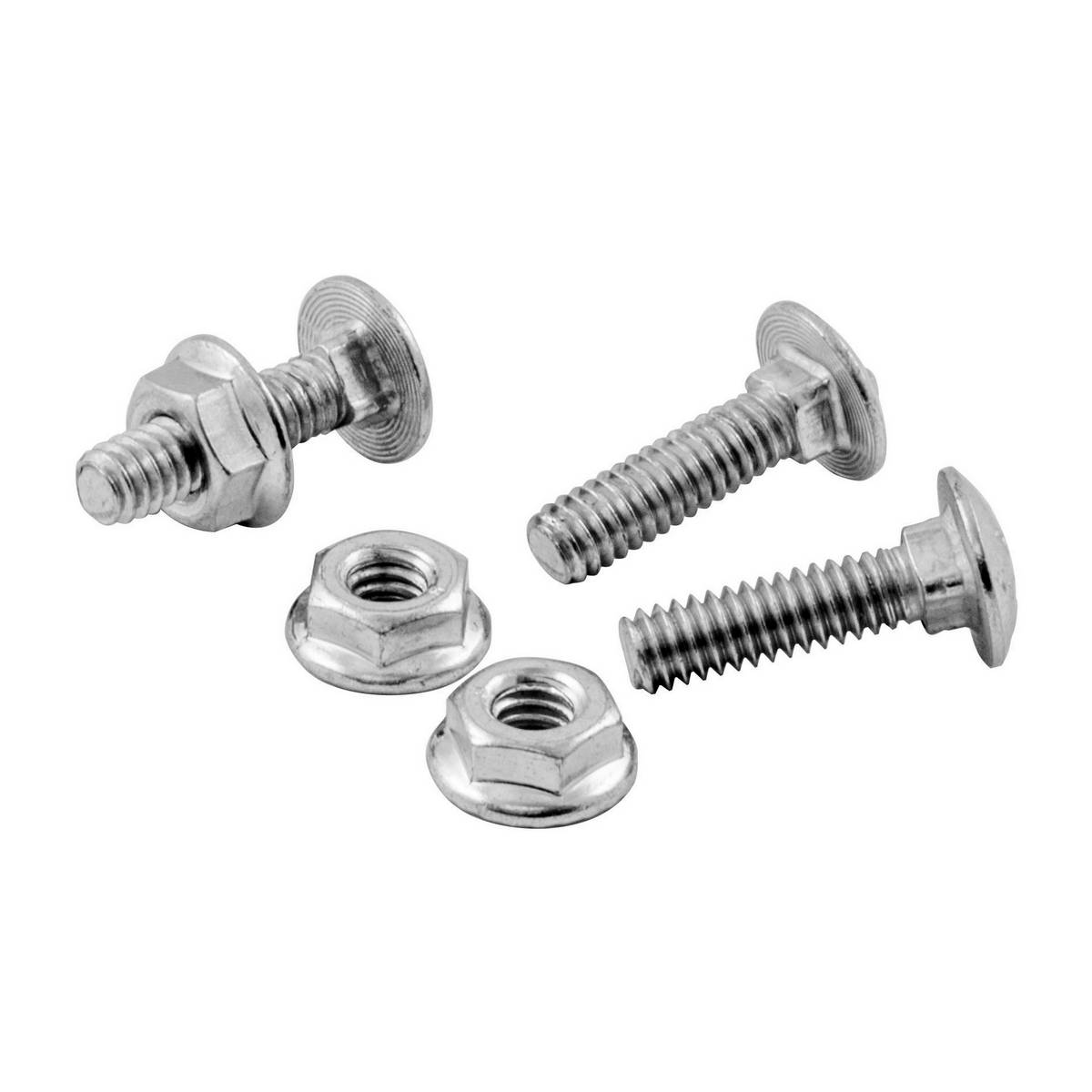 Wiring Device-Kellems HBTNB Standard Nut and Bolt Set, For Use With Wire Basket Trays, 1/4-20 Size, 3 in L, Metallic