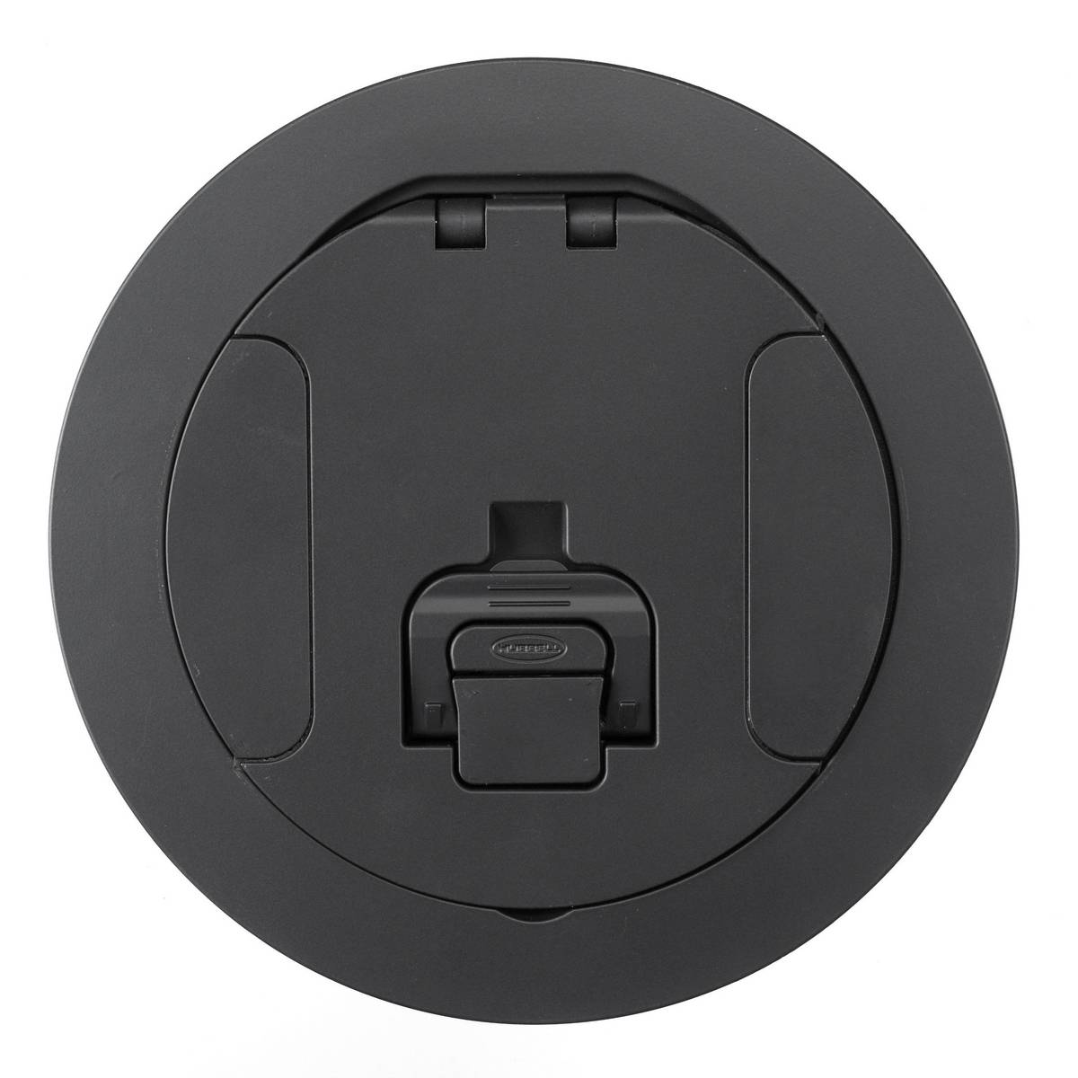 PREMISE WIRING SystemOne™ S1R6CVRBLK Fire Rated Poke-Through Recessed Cover, Fabricated Aluminum