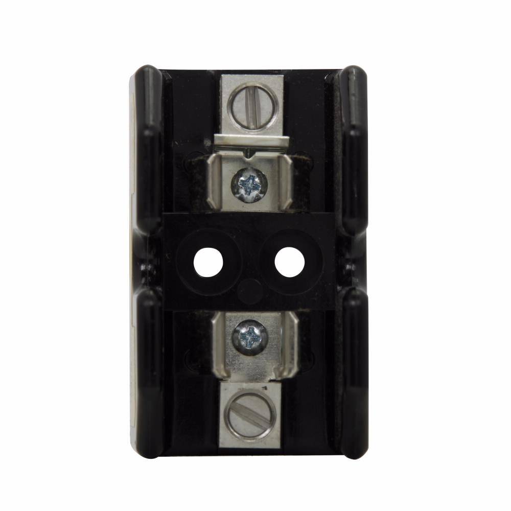 Edison T60060-1CR Open Style Fuse Block, 600 VAC/VDC, 31 to 60 A, T Class, 14 to 2 AWG Wire, 1 Pole
