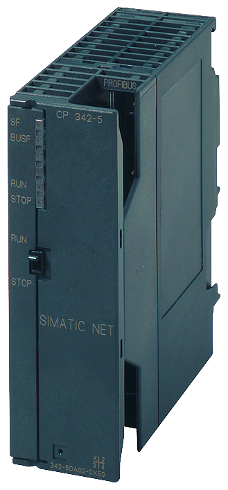 Siemens 6AG13425DA037XE0 PROFIBUS Communication Processor, 24 VDC, 0.25 A, 9.6 kbps to 12 Mbps Communication