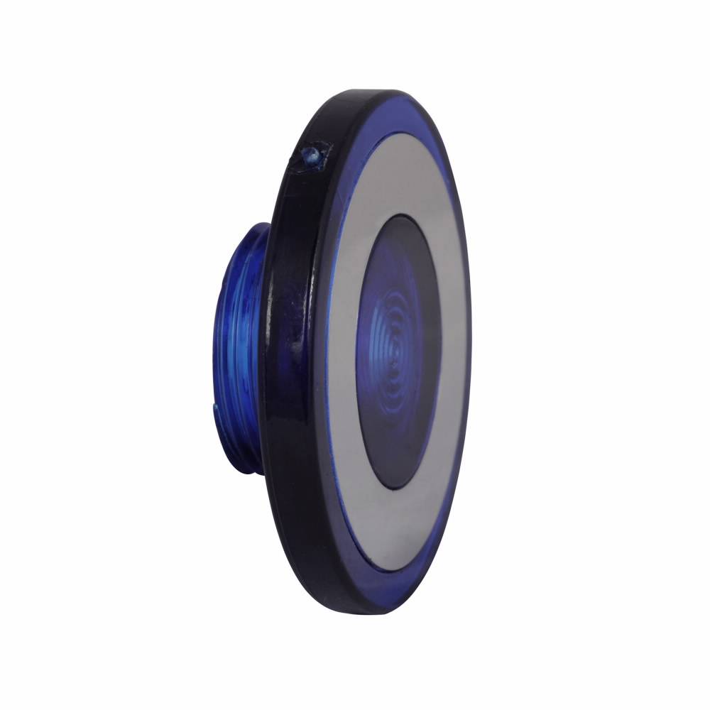 EATON 10250TC49 Blank Heavy Duty Oiltight/Watertight Operator Lens, 40 mm, NEMA 1/2/3/3R/4/4X/12/13/IP65 NEMA Rating, Round Shape, Plastic