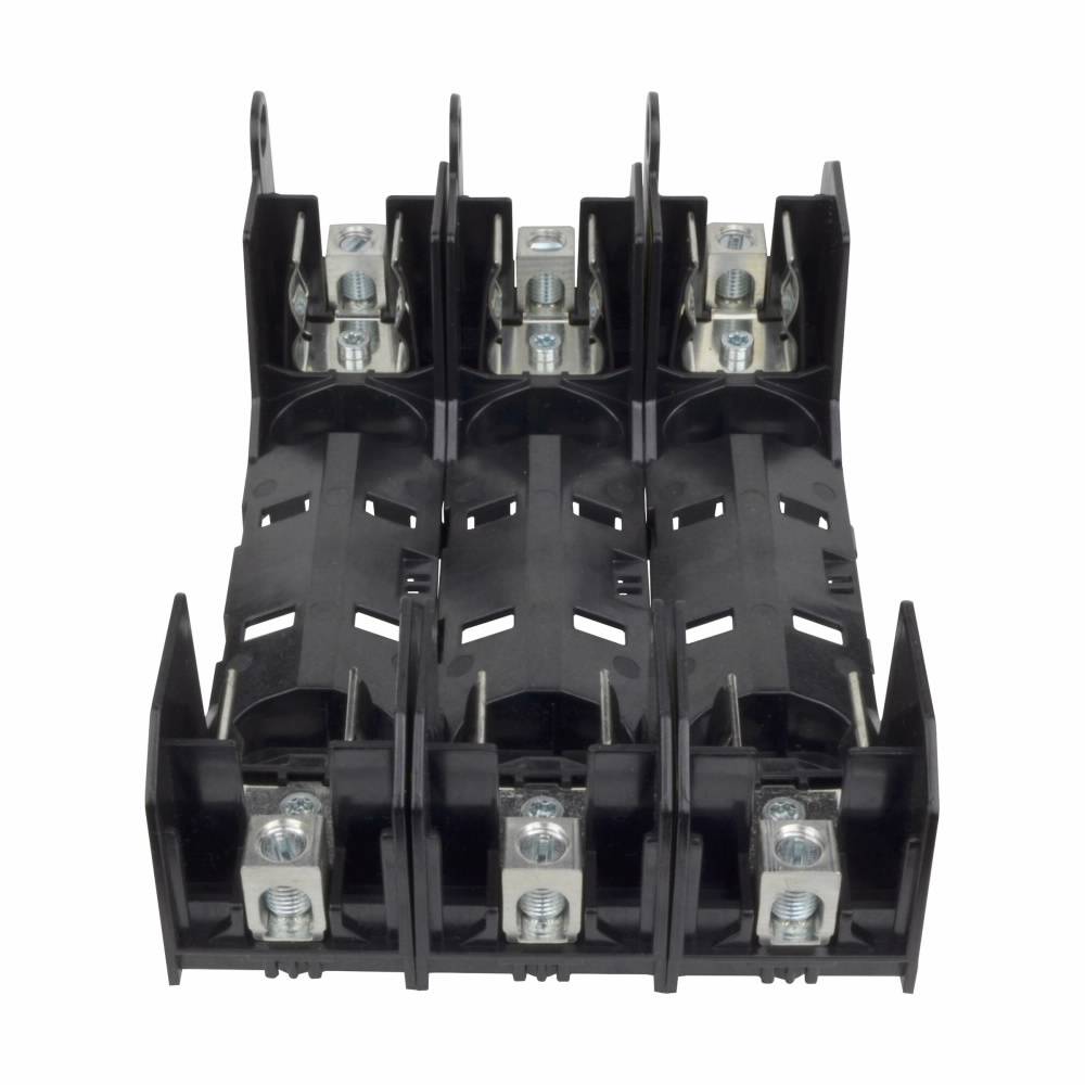 Edison HM60060-3CR Modular Fuse Block, 600 VAC, 60 A, Class: H, 14 to 2 AWG, 8 to 2 AWG Wire, 3 Poles