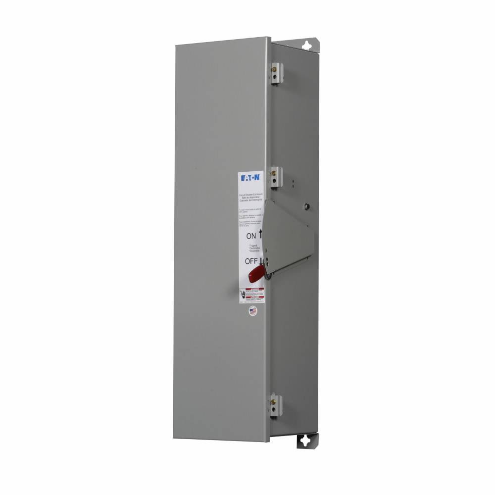 EATON RKDN400 C Series Circuit Breaker Enclosure With Knockout, 41.69 in L x 12.31 in W x 14.06 in H, NEMA 3R, Steel
